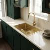 Pure.Sink Comfort PVD Gold Sink 50x40 cm, 10 mm radius, undermount, flush-mount, and top-mount PCM5040-60